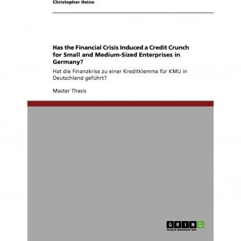 Análisis de la Crisis Financiera y su Impacto en el Acceso al Crédito para Pequeñas y Medianas Empresas en Alemania