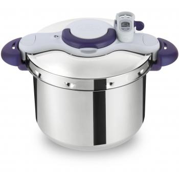 Autocuiseur Seb Clipso Minut Perfect 7,5L Inox Inducción con Minutero y Libro de Recetas