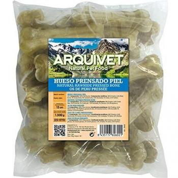 Arquivet Hueso prensado piel - Snacks para perros - 13 cm