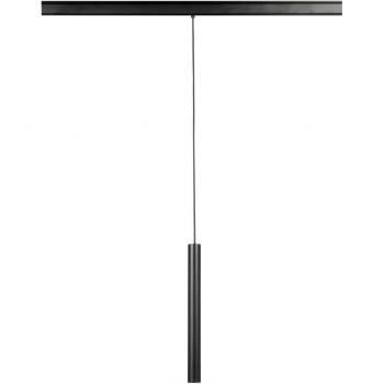 Colgante moderno Ejona negro E27 4/40cm de Arcchio, hecho de aluminio, diseñado para pasillos, con 1 llama