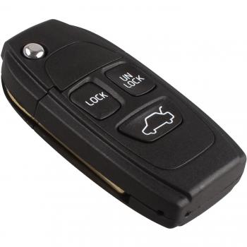 3 Botones Funda Cáscara de Llave para Volvo S40 V40 S70 C70 V70