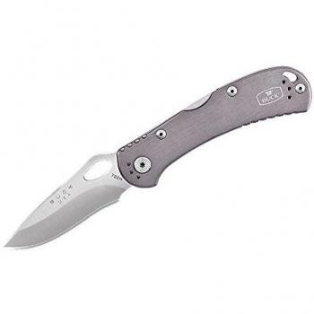 Buck 722 Spitfire Grey Plain Edge Knife