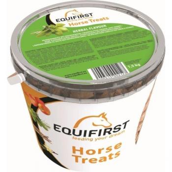Equifirst Horse Treats - Snacks para caballos de manzana 1,5 kg y Golosinas para caballos Equifirst Herbal