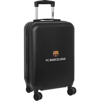 Maleta Trolley FC Barcelona 4 ruedas 55cm con candado de seguridad, interior forrado y bolsillo