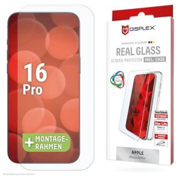 Protector de Pantalla de Vidrio Templado DISPLEX + Funda Protectora para iPhone 16 Pro