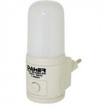 Luz de Noche con LED 1 W Electro Dh 60.246/LED, Color Azul, 8430552116546
