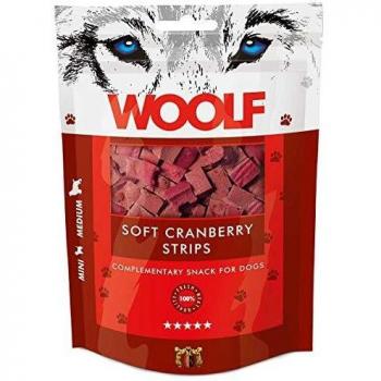 WOOLF Perros Fuga erli suave Cranberry de rayas