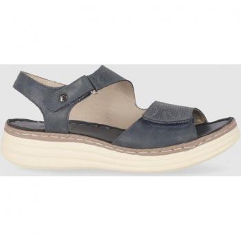Sandalias de cuña de mujer Chika10 con cierre adherente, puntera redonda y color marino/navy