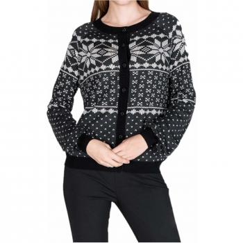 MY Twin Cardigan ST. Air DE Neige Nero