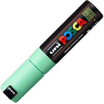 Rotulador Posca PC-8K Punta Gruesa Biselada Verde Claro