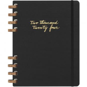 Agenda Espiral Moleskine 12 meses sem/vista 2024 extra large negro