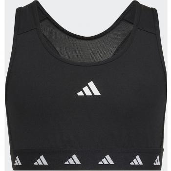 adidas Girls AEROREADY Techfit Sports Bra - Black, Size: 13-14 years