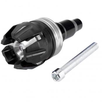 Alamor Universal Motorcycle Frame Slider Falling Protector Anti Crash Caps 4-Color-Plata