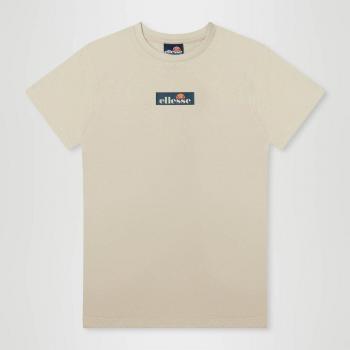 Ellesse - Camiseta Tenio Beige Niño con Logo de la Marca y Diseño Exclusivo