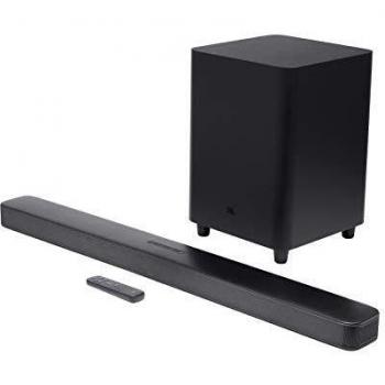 Barra de Sonido JBL 5.1 Surround con Subwoofer y Alexa 550 W Negra