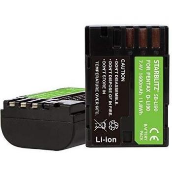 Batería recargable STARBLITZ compatible con PENTAX D-LI90 - nueva