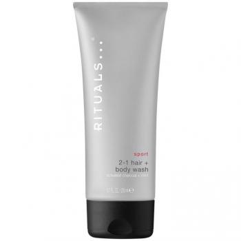 Rituals Sport 2-in-1 Shampoo & Body Wash - Unisex Shower Gel for Hair and Body, 200 ml