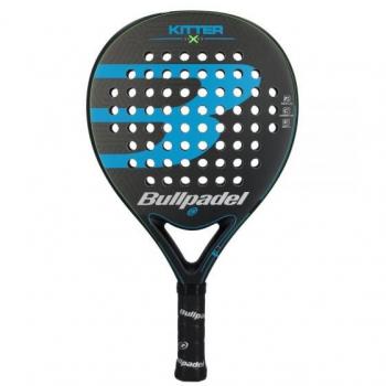 Pala Bullpadel Kitter Azul - Pala de pádel, color azul, diseño moderno, tecnología de control y potencia, estructura de carbono y fibra de vidrio, núcleo de goma EVA para mayor confort y durabilidad