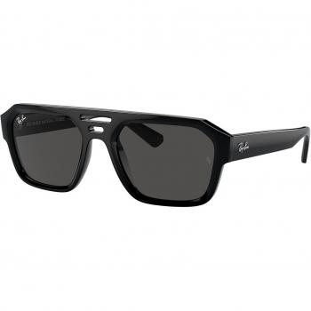 Ray-Ban RB4397 Corrigan Sunglasses, Color: 667787, Unisex, Style: Squadrata Nero, Size: 54