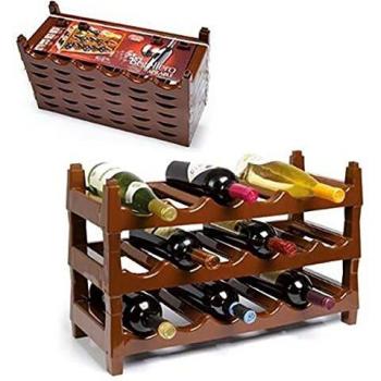 Agrofer Botellero Apilable 6 Botellas 60,5Cm