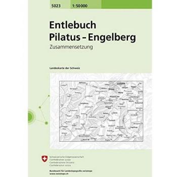 Mapa excursionista y topográfico 5023 Entlebuch - Pilatus - Engelberg 1:50.000