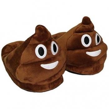 Sannysis® Emoji Emoticon Zapatillas Cómodo Térmica Vellocino Invierno Casa Zapatos