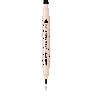Eveline Cosmetics Variété Multifunctional Eyeliner 2-in-1 Heart 1 pc