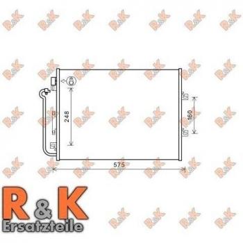 Condensador de Aire Acondicionado PRASCO RTA5454, Radiador de Climatización de Aluminio para Renault Twingo 2