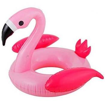 Polygroup Limited- Polygroup 8422259604228 Flotador Flamenco 61X61 Cm Hinchable Rosa 1 St, Color
