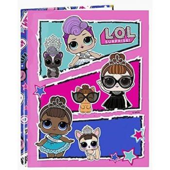Lol surprise together carpeta con folios4 anillas 265x330mm