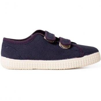 Zapatillas de lona reciclada con tiras adherentes