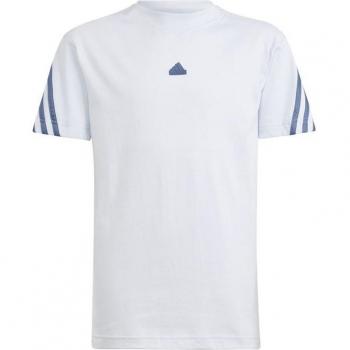 Camiseta adidas Future Icons 3 Bandas Infantil Unisex Azul