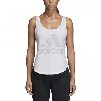 Adidas W ID Tank Camiseta de Tirantes, Mujer, Blanco, L