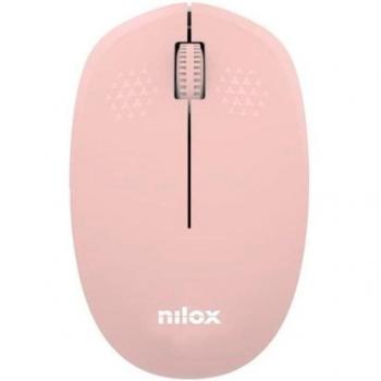 Nilox MXMOWI4014 Ratón Inalámbrico 1000DPI Rosa