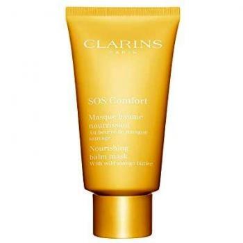 Clarins SOS Comfort Nourishing Balm Mask with Wild Mango Butter for Dry Skin, 75ml