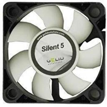 Gelid Solutions Silent 5 – 3-Pin fan of 50mm for Standard Case | Silent Operation | Optimized Fan Blades | High Airflow & High Static Pressure.