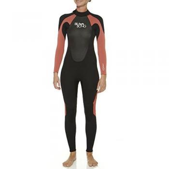 Billabong 403 Launch Ls Gbs St - Traje de neopreno de surf para mujer, color negro, talla 4