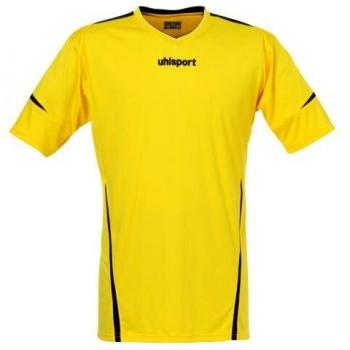 uhlsport Camiseta Team Manga Corta, Todo el año, Unisex, Color Maisgelb/Schwarz, tamaño XL