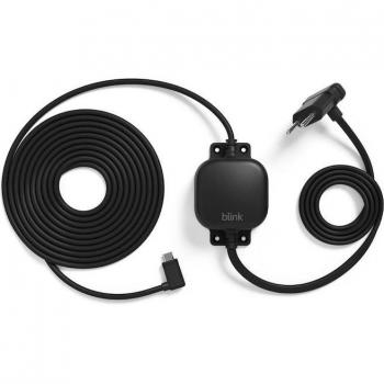 Adaptador de corriente resistente a la intemperie de 4 m para Blink Mini 2, USB-C, negro