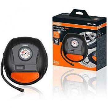 Compresor de Aire OTI200 Negro 12 V, 5.5 bar