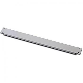 Digitus 19 1U Placa Ciega para Armarios de Red y Servidores, Chapa de Acero con Recubrimiento en Polvo, Color Gris