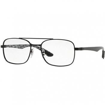 Ray-Ban 0Rx8417 Monturas de Gafas, Demigloss Black, 55 para Hombre