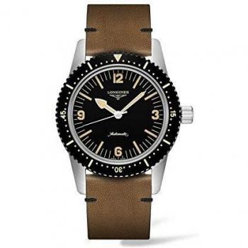 Longines orologio Uomo The Longines Skin Diver Watch 42mm Acciaio automatico L2.822.4.56.2