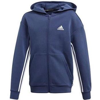 adidas Yb Mh 3s FZ Sudadera, Niños, Tech Indigo/White, 1314Y