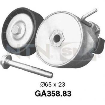 Tensor de correa SNR GA358.83, tipo: tensor de correa para correa acanalada en V, características: polea tensora para correa de distribución
