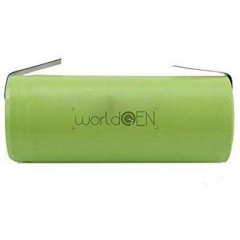 Batería de repuesto worldgen® 1400 mAh 1.2 V 42 x 14 mm para cepillo de dientes eléctrico braun oral b Type 3756 