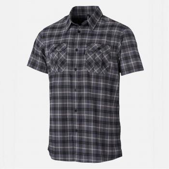 Camisa de hombre Fortune Ternua, manga corta, color gris, talla S
