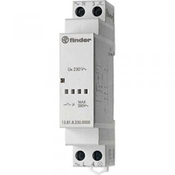 Interruptor de pulso Finder 1S 16A 230VAC - Modelo 13.81.8.230.0000