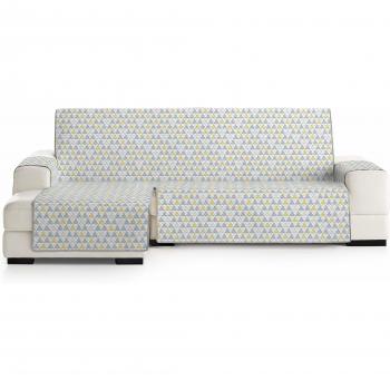 Eysa Nordic Funda, Poliéster, Amarillo/Gris, Chaise Longue Extra 290cm. Válido para sofá Desde 300 a 350cm
