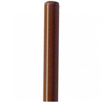 Tubo flexible de aluminio para estufa diámetro 8cm Longitud 3metros color marrón